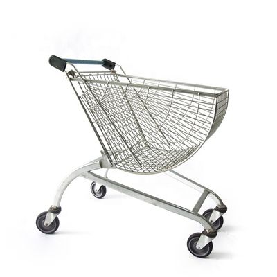 品質  Custom Korean round fshion style round shopping cart Shunhong shopping cart escalator shopping trolleys for supermarket 工場