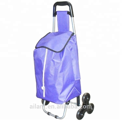 Poratble 2021 3 Wheel Folding Climb Stair Collapsible Shopping Trolley